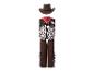 Cowboykostuum met bruine hoed, rode bandana, gevlekt vest en bruine chaps.