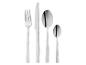 Une fourchette, un couteau et deux cuillères de Livarno Living.
