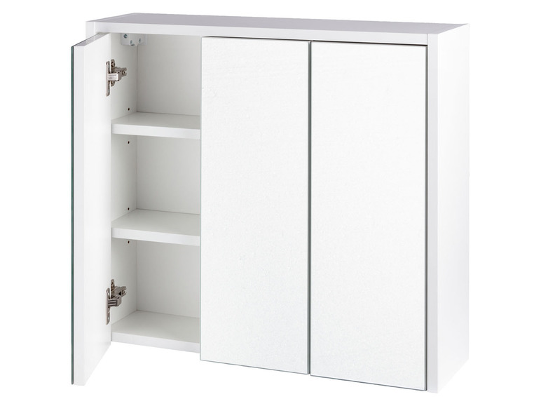 Aller en mode plein écran LIVARNO home Armoire de toilette à miroir, 65 x 60 x 17 cm - Photo 3