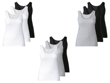 Set de 3 débardeurs en un mélange de coton esmara®