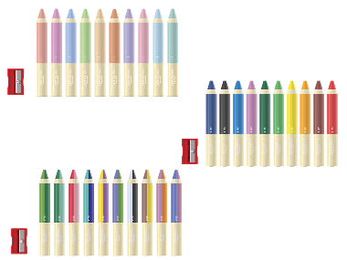 Kleurpotloden, 10 stuks crelando®