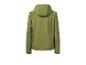 Groene jas met capuchon