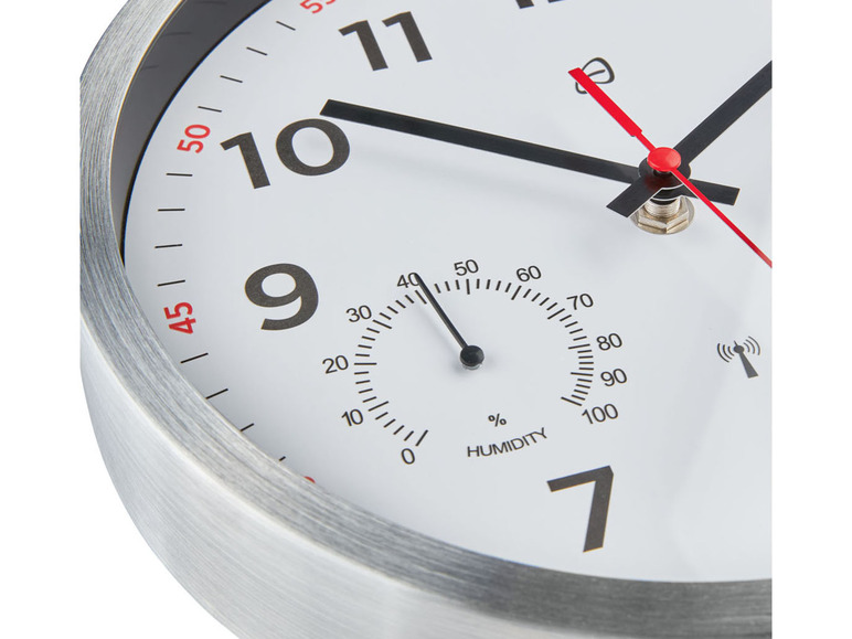 Ga naar volledige schermweergave: AURIOL® Radiogestuurde wandklok, Ø 25 cm - afbeelding 9
