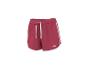 Rode sportshorts met witte details en trekkoorden