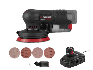 PARKSIDE PERFORMANCE® Ponceuse excentrique 12 V PAESP12 + batterie et chargeur