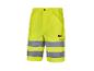 Shorts de sécurité Parkside fluo avec bandes réfléchissantes.