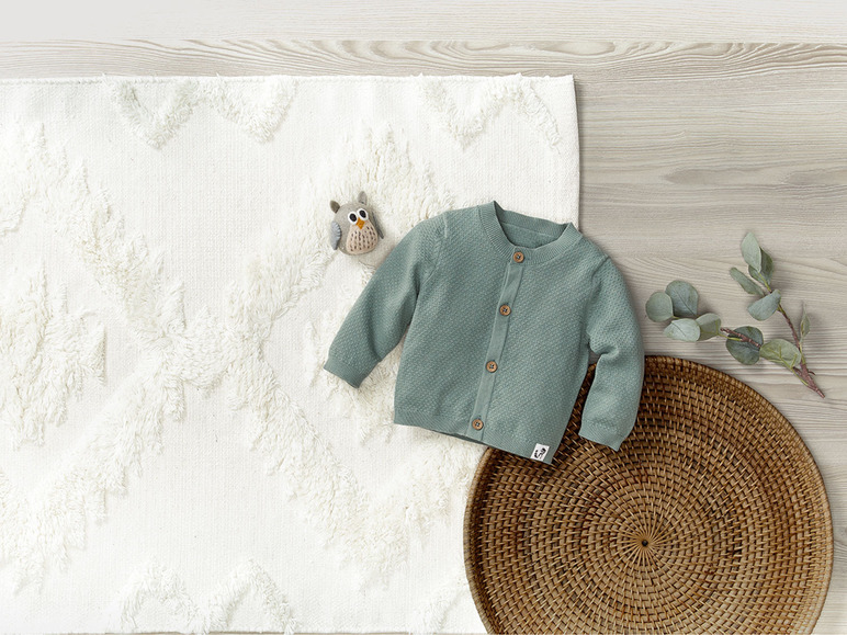 Aller en mode plein écran lupilu® Gilet en maille bébé en pur coton bio - Photo 3