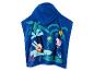 Kinder badcape met capuchon, Peppa Pig design, jungle stijl.