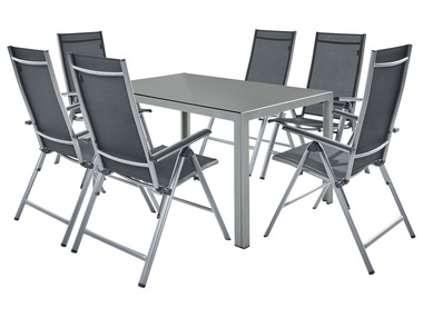 LIVARNO home Set de meubles de jardin en aluminium »Houston«, 7 pièces