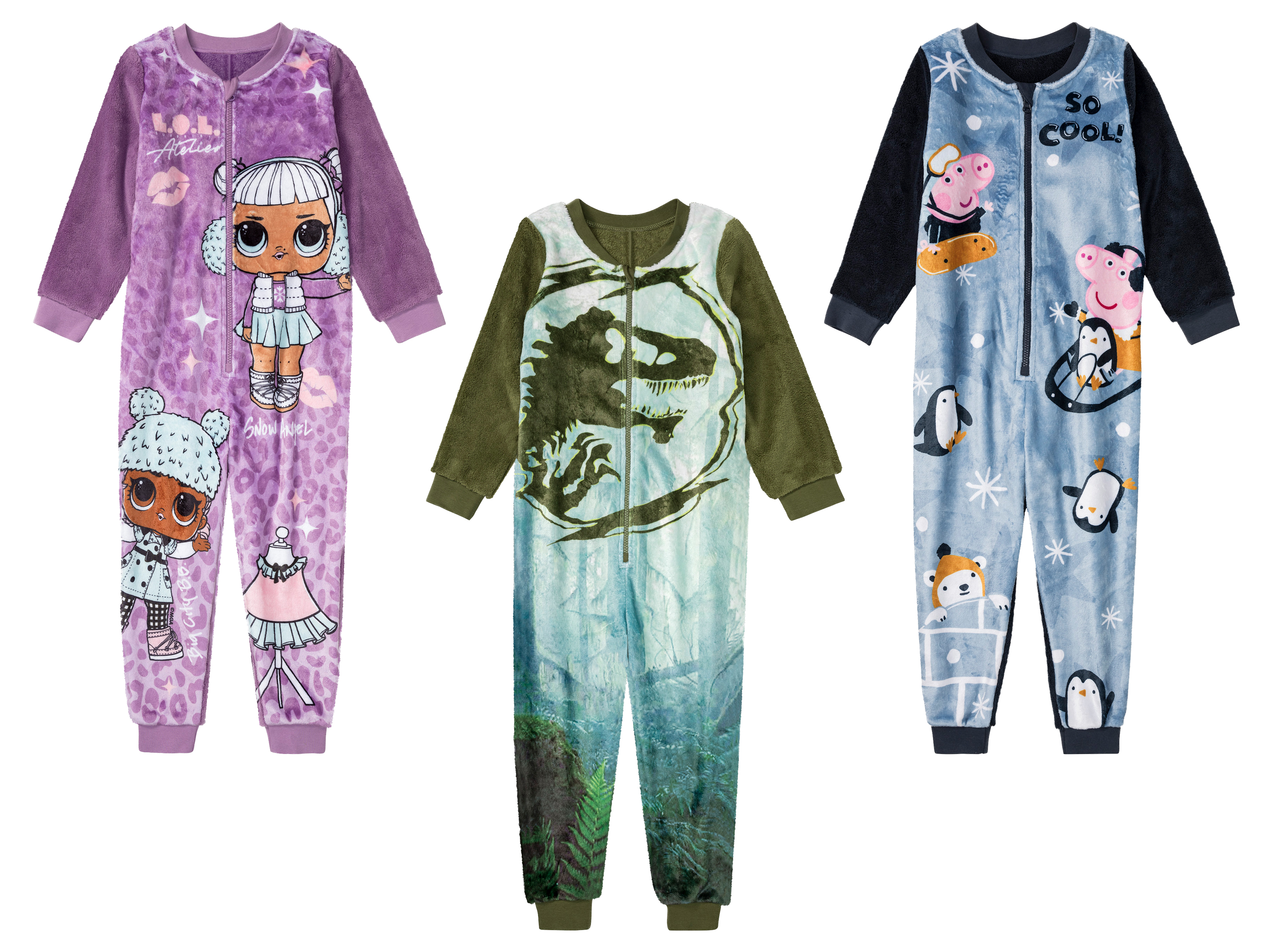 Kinder-/peuteroverall, knuffelzachte fleece