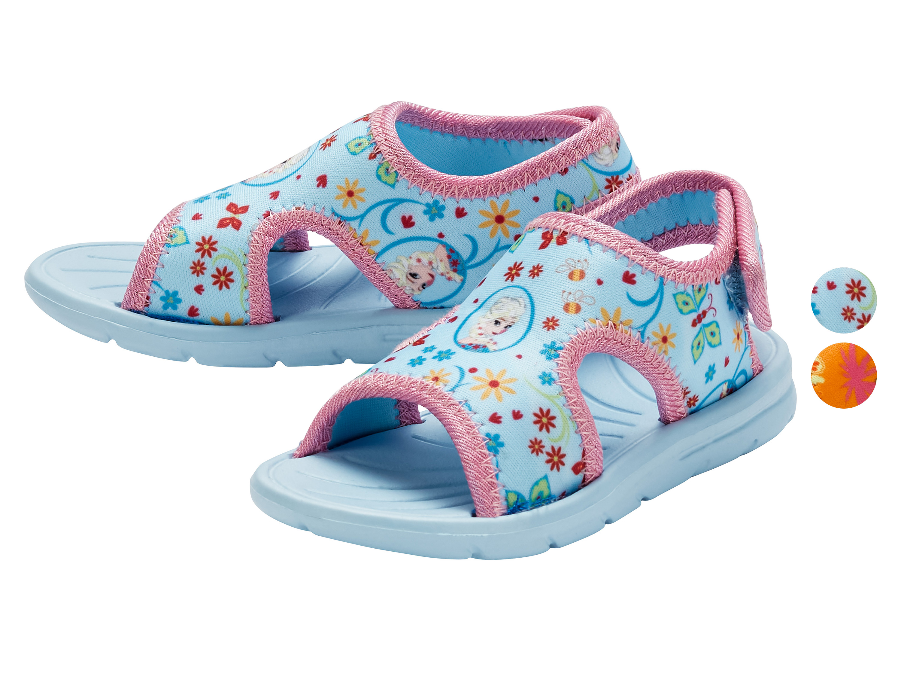 Badsandalen met klittenbandsluiting voor meisjes