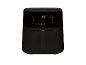 Een zwarte Silvercrest airfryer met digitale bediening.