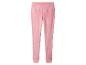 Legging rose en velours taille haute