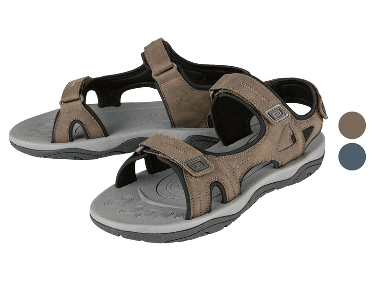 Ga naar volledige schermweergave: CRIVIT Heren Trekking Sandalen met verstelbare klittenband bevestigingen - afbeelding 1