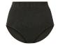 Zwarte naadloze high-waist slip.