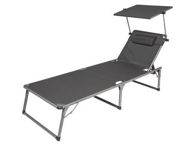 LIVARNO home Chaise longue en aluminium »Houston«, pliable