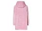Een roze hoodie met capuchon van fleece