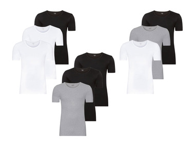 LIVERGY® Set van 3 katoenen onderhemden met ronde hals