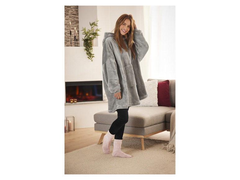 Ga naar volledige schermweergave: Pluchen oversized trui - afbeelding 3