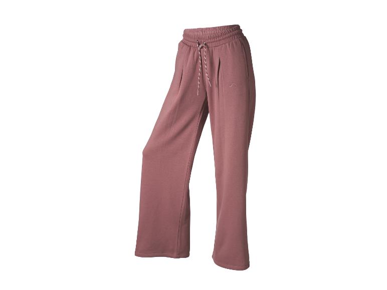Roze joggingbroek met elastische tailleband en trekkoord