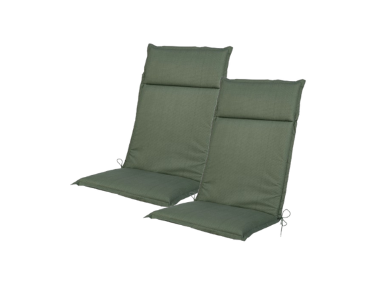 LIVARNO® Set de 2 coussins de chaise de jardin 120 x 50 cm »Houston«