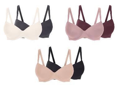 ESMARA® Soutiens-gorge à armatures pour femmes, 2 pièces
