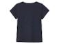 T-shirt bleu marine pour enfant, vue arrière.