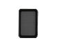 Plateau rectangulaire noir avec fond perforé