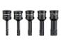 Set van vijf diamantboren van 6 mm, 8 mm, 10 mm, 12 mm en 16 mm.