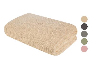 Serviette de bain en coton éponge LIVARNO home