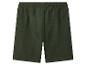 Donkergroene herenshort met elastische tailleband.