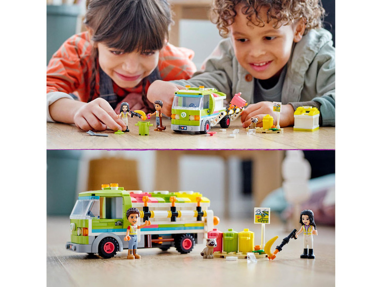 Ga naar volledige schermweergave: LEGO® Friends Recycling-Vrachtwagen (41712) - afbeelding 2
