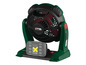 Un ventilateur vert X20V TEAM avec batterie.