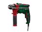 Parkside klopboormachine in groen en rood met extra handgreep en diepteaanslag.