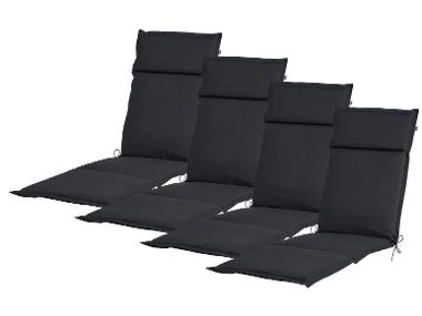 Lot de 4 coussins pour chaise de jardin, 167 x 50 cm LIVARNO home