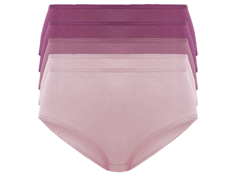 Aller en mode plein écran esmara® Set de 5 slips à taille haute en un mélange de coton - Photo 12