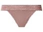 Roze kanten string voor dames