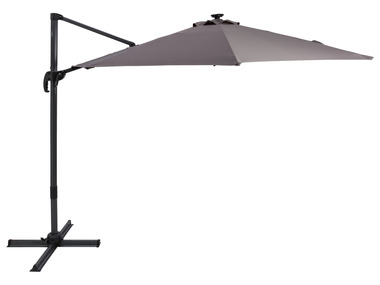LIVARNO home Zwevende parasol met ledverlichting, Ø 300 cm