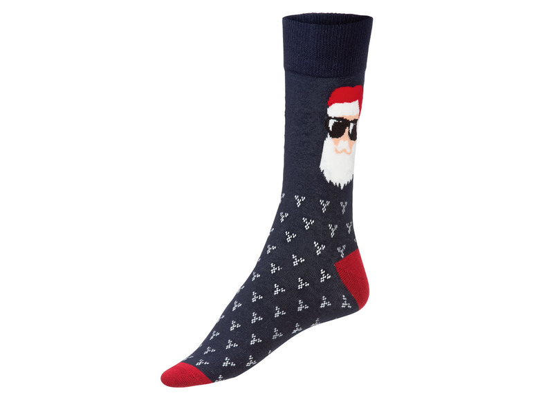 Aller en mode plein écran LIVERGY® Set de 3 paires de chaussettes de Noël en un mélange de coton - Photo 8