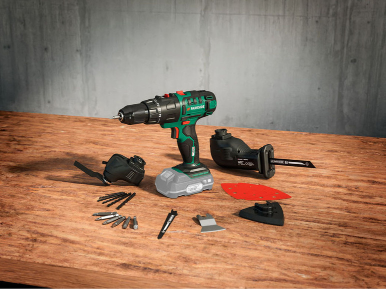 Aller en mode plein écran PARKSIDE® Appareil combiné 3 en 1 sans fil » PKGA 20-Li C2 «, 20 V - Photo 4