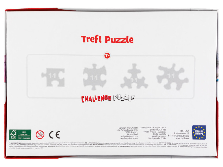 Ga naar volledige schermweergave: Trefl Challenge puzzel, 272 stukjes - afbeelding 5