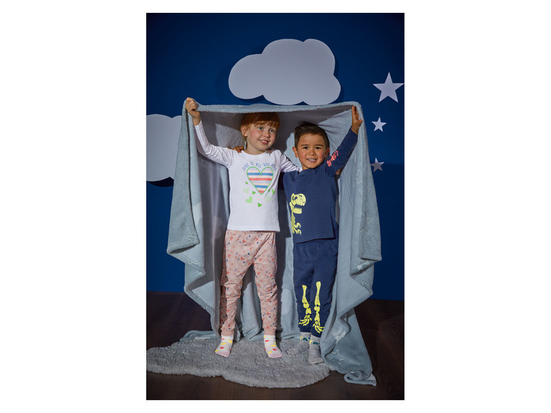 Ga naar volledige schermweergave: lupilu® Katoenen pyjama met glow in the dark print - afbeelding 12