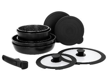 Set de casseroles et poêles en fonte d'aluminium, 10 pièces SILVERCREST®