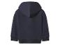 Donkerblauwe kinderhoodie, achteraanzicht