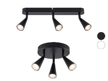 LIVARNO HOME Plafonnier LED, 3 spots, blanc chaud