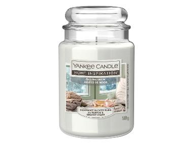 YANKEE CANDLE Bougie parfumée Falling Snow, Large Jar