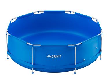 CRIVIT Piscine à cadre métallique, Ø 300 cm