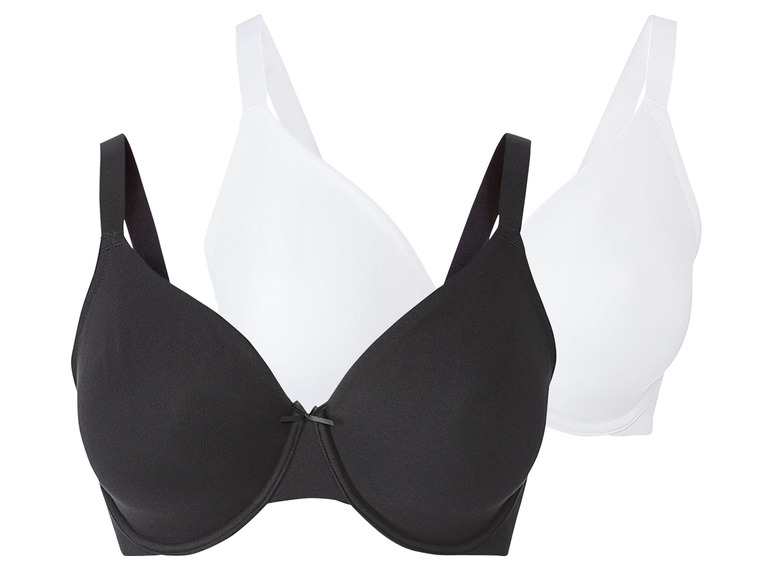 Aller en mode plein écran esmara® Set de 2 soutiens-gorge à armatures avec bonnets préformés - Photo 2