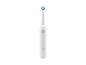 Brosse à dents électrique blanche Cien Beauty avec tête bleue et verte