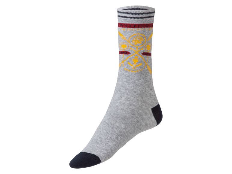 Aller en mode plein écran Set de 2 paires de chaussettes en un mélange de coton - Photo 4